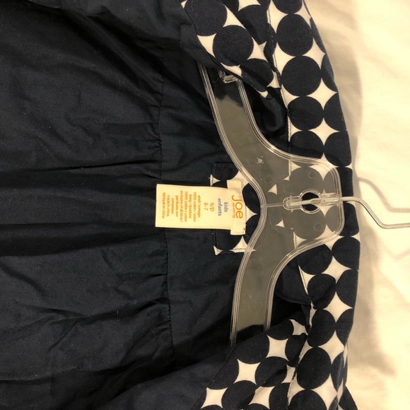 Girls Navy Blue Polka Dot Jacket Size S (6-7) - Picture 3 of 8